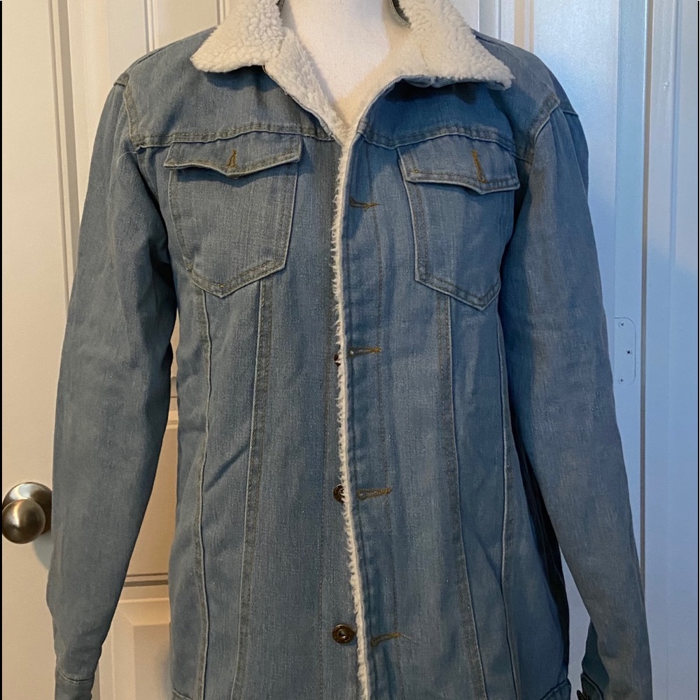 Denim Fleece Jacket